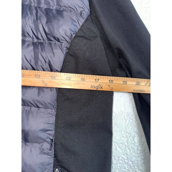 Old Navy Active Womens Lightweight Black Full-Zip Jacket With Quilted Front & Th - Picture 9 of 10